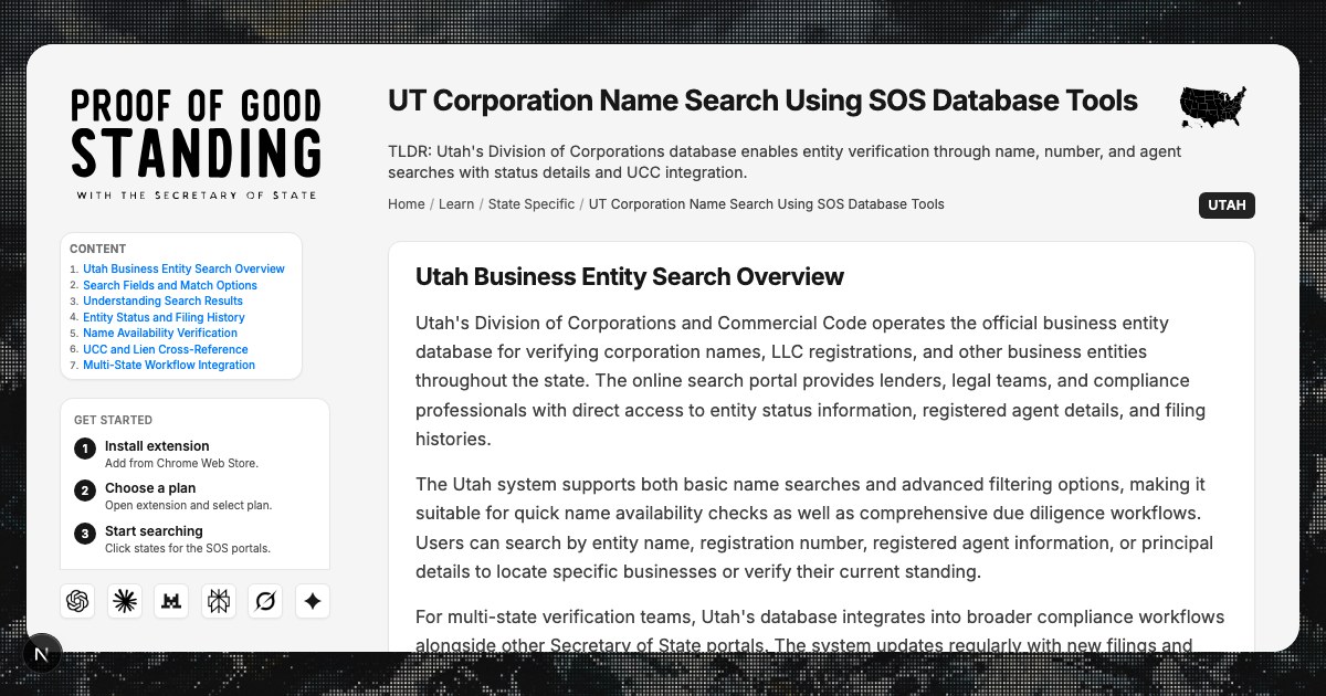Business Name Search Tool With Database photo